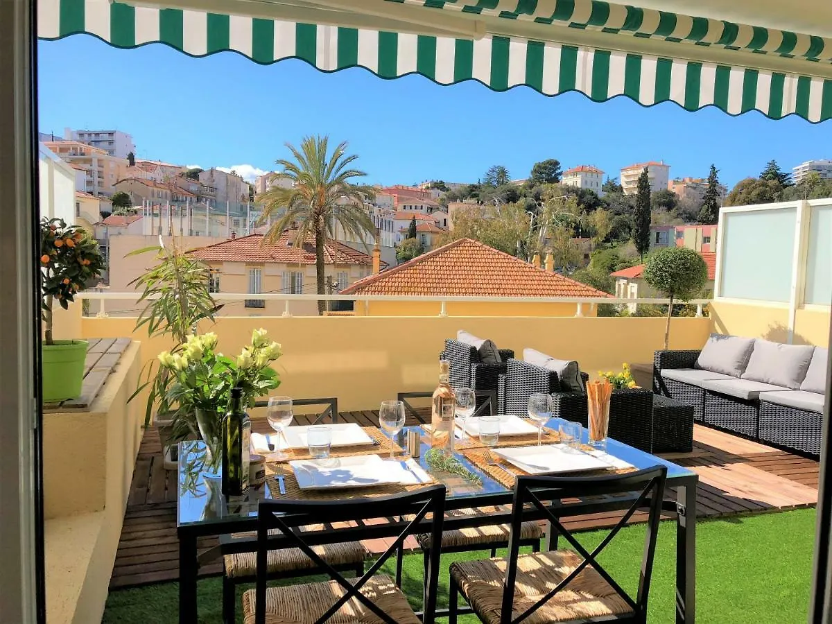 קאן Appartement Cosy Calme Central-Terrasse Proche Palais